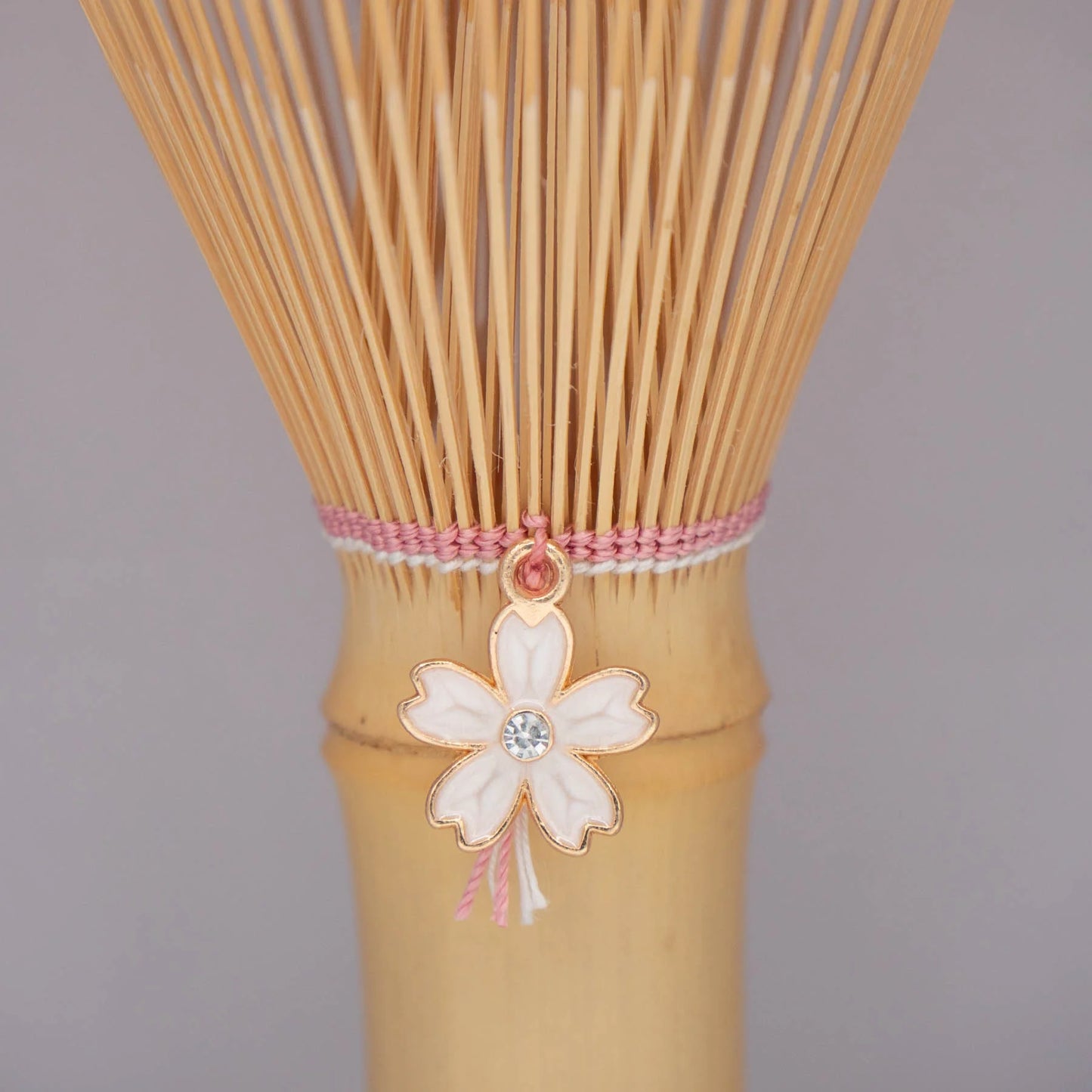 Suikaen Emi Chasen Cherry Blossom Matcha Sakura Bamboo Whisk Pink