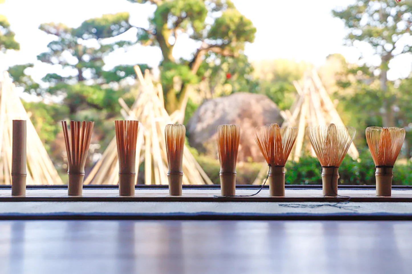 Suikaen Emi Chasen Cherry Blossom Matcha Sakura Bamboo Whisk Pink